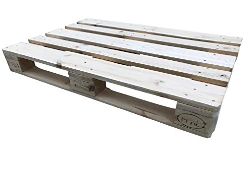 2 Stück geschliffene 120cmx80cmx15cm Europaletten 2er SET 2Pack von Palettenwerkstatt