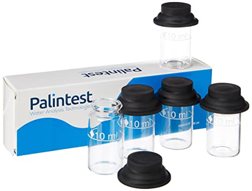 Palintest PT 555 runde Reagenzgläser, 10 ml, für 3er- und 6er-Pooltest, Packung mit 5 Stück von Palintest