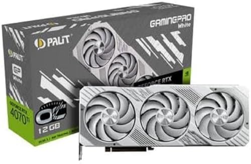 Palit 12GB GeForce RTX 4070 Ti Gaming Pro White OC Aktiv PCIe 4.0 x16 von Palit