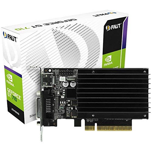 Palit NEAT7100HD46H GT710 2048MB Graphic Card NVIDIA (PCI-e GDDR3, VGA/DVI/HDMI, 1x GPU), 2GB von Palit