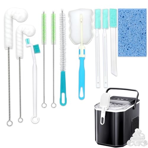 Palksky Eismaschinen-Reiniger-Bürsten-Sets, 10-teiliges Reinigungswerkzeug – 9 Nylonborsten mit 1 Reinigungsschwamm Palksky Eismaschinen-Reiniger-Bürsten-Sets, 10-teiliges Reinigungswerkzeug – 9 Nylonborsten mit 1 Reinigungsschwamm von Palksky