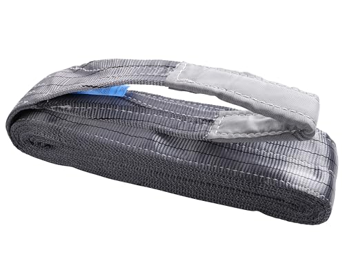 Hebegurt | 4000 kg Tragkraft | 5 m Länge | 120 mm Breite | Hebeband mit Endschlaufe | Hebeschlinge von Pallit