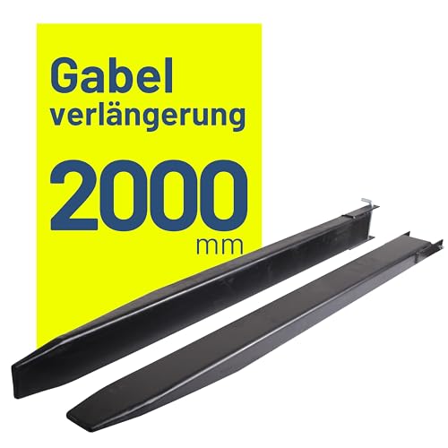 Pallit 2,0m Gabelverlängerung geschlossen 2000mm Länge 135 x 50 mm Innenmaß Extend Gabelverlängerung Stapler Zubehör aus Stahl Paar Zinkenverlängerung Lange Gabel Pallit 2,0m Gabelverlängerung geschlossen 2000mm Länge 135 x 50 mm Innenmaß Extend Gabelverlängerung Stapler Zubehör aus Stahl Paar Zinkenverlängerung Lange Gabel von Pallit