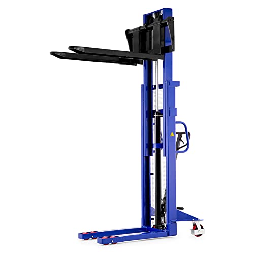Pallit Hochhubwagen FLEX | verstellbare Gabeln | 2500 mm Hubhöhe | 1000 kg Tragkraft | Handstapler manuell | Hubwagen Pallit Hochhubwagen FLEX | verstellbare Gabeln | 2500 mm Hubhöhe | 1000 kg Tragkraft | Handstapler manuell | Hubwagen von Pallit