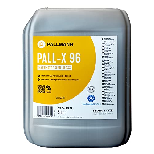 Pallmann Pall-X 96 5L halbmatt 1K-Parkettversiegelung, vers. Größen und Glanzgrad, für Wohn- und Gewerbebereiche von Pallmann