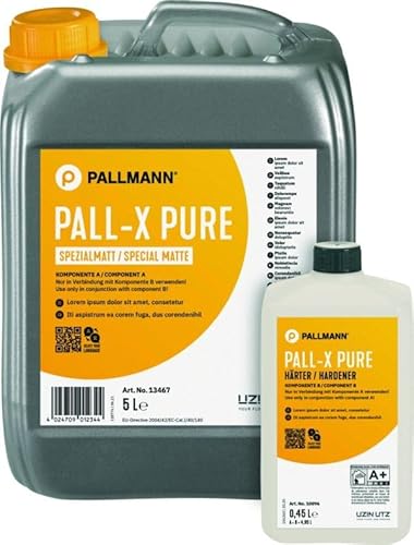 Pallmann Pall-X PURE 4,95L, 2K Parkettversiegelung mit Rohholzeffekt von Pallmann