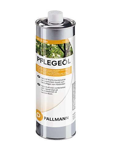 Pallmann Pflegeöl 1 Liter Pflege und Nachölung von Soyabase-behandeltem Boden von Pallmann
