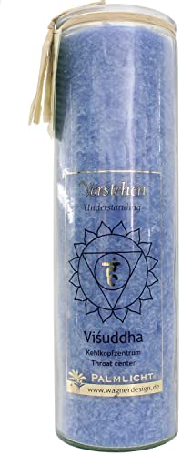 Palm Light Chakra Kerze, Blau, 786 von Palm Light