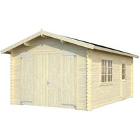 Garage Lauritz 15,9 m² mit Holztor von Palmako
