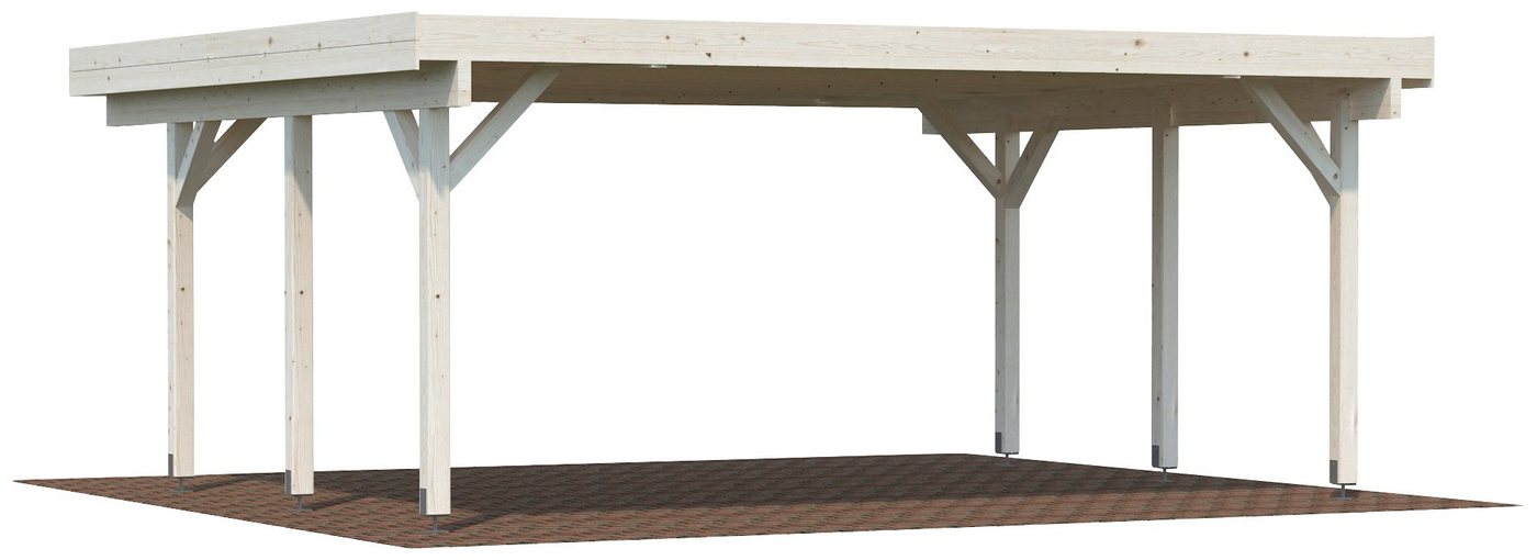 Palmako Doppelcarport Karl, BxT: 600x512 cm von Palmako