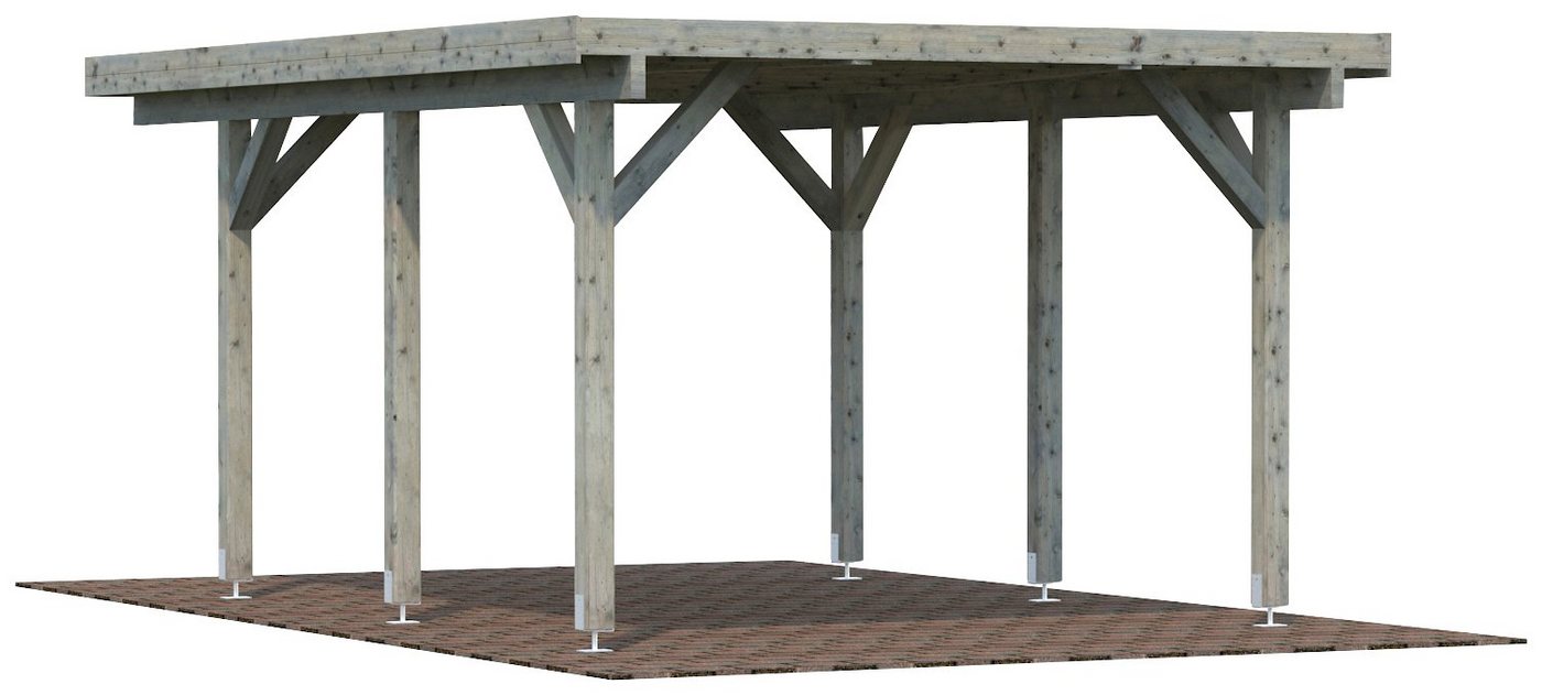 Palmako Einzelcarport Karl, BxT: 360x512 cm von Palmako