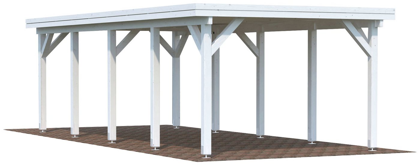 Palmako Einzelcarport Karl, BxT: 360x762 cm von Palmako