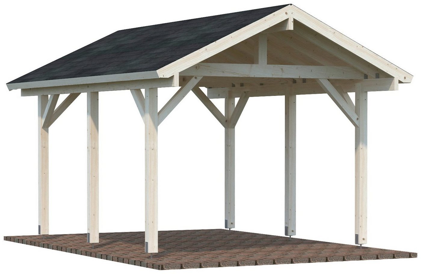 Palmako Einzelcarport Robert, BxT: 359x510 cm von Palmako