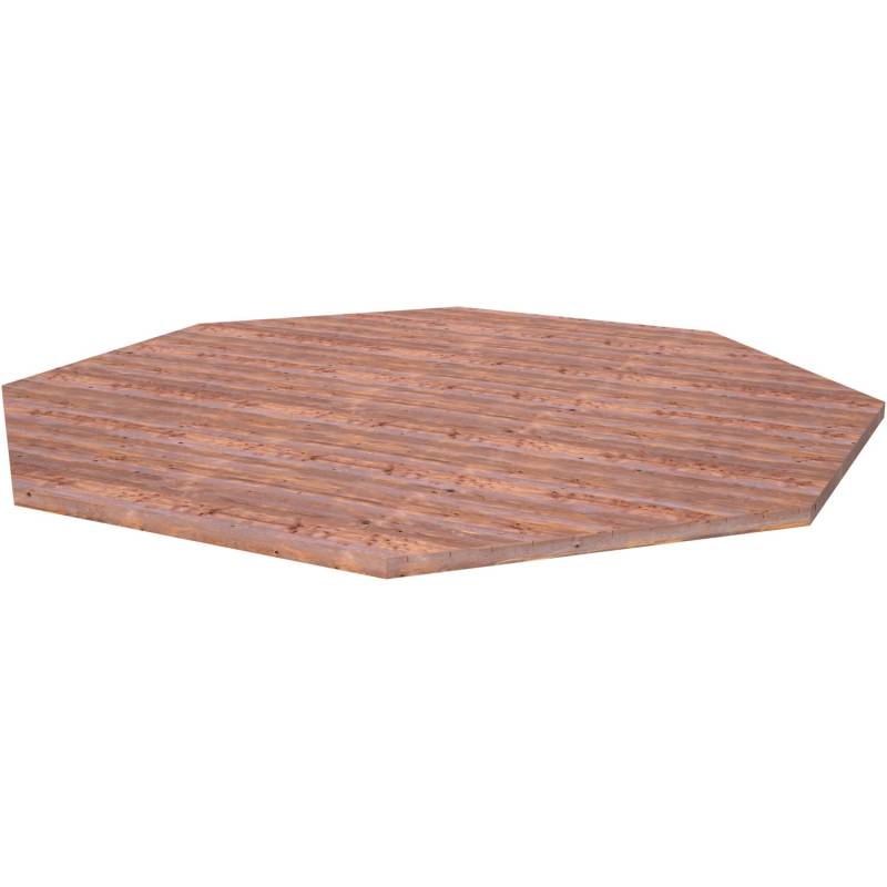 Palmako Fußboden für Holz-Gartenhaus Betty KDI Braun 465 cm x 465 cm von Palmako