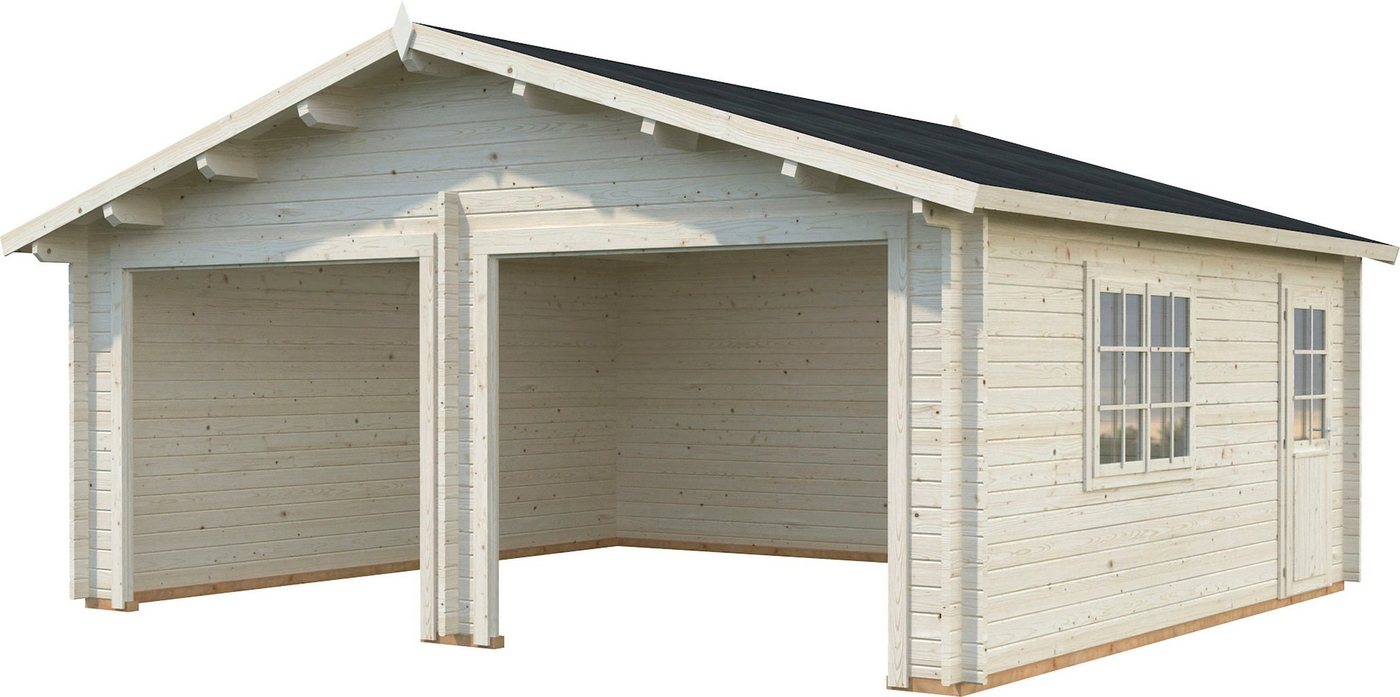 Palmako Garage Roger, BxTxH: 629x565x310 cm, ohne Tor, naturbelassen von Palmako