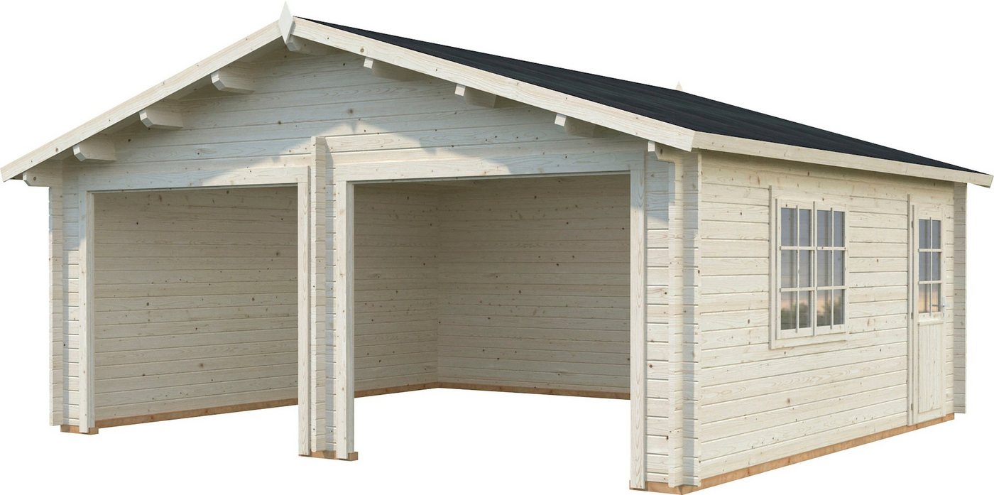 Palmako Garage Roger, BxTxH: 629x565x310 cm, ohne Tor, transparent von Palmako