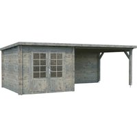 Palmako Gartenhaus "Ella" 6,9+10,0 m², mit Anbaudach von Palmako
