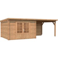 Palmako Gartenhaus "Ella" 8,7+8,2 m², mit Anbaudach von Palmako