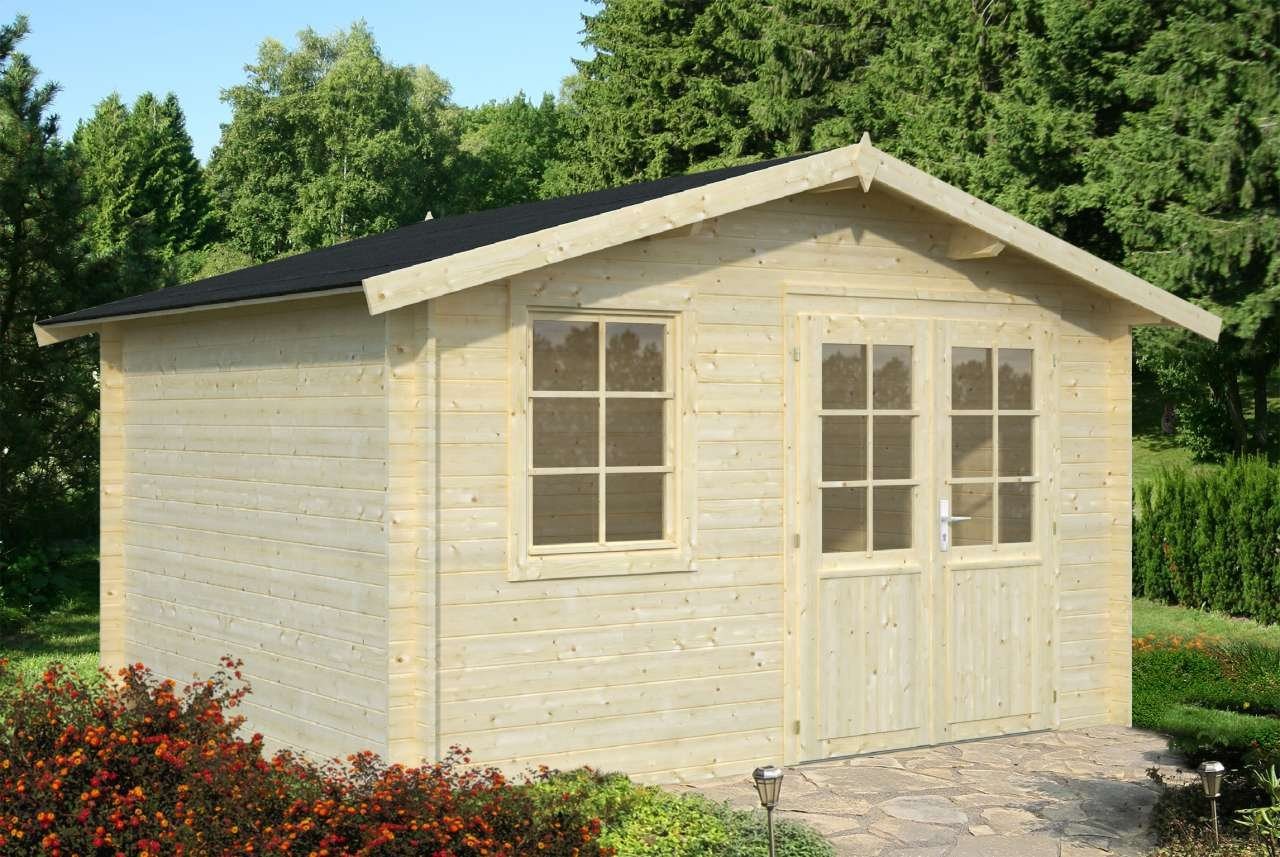 Palmako Gartenhaus Klara 10,4 Holzhaus Blockbohlenhaus, BxT: 380x320 cm Palmako Gartenhaus Klara 10,4 Holzhaus Blockbohlenhaus, BxT: 380x320 cm von Palmako