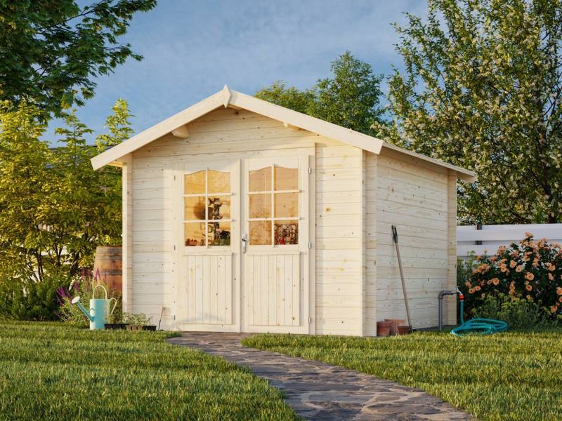 Palmako Gartenhaus Lotta 7,3 Holzhaus Blockbohlenhaus, BxT: 296x296 cm von Palmako
