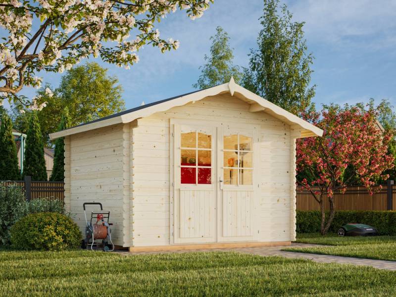 Palmako Gartenhaus Vivia 6,9 Holzhaus Blockbohlenhaus, BxT: 320x260 cm von Palmako