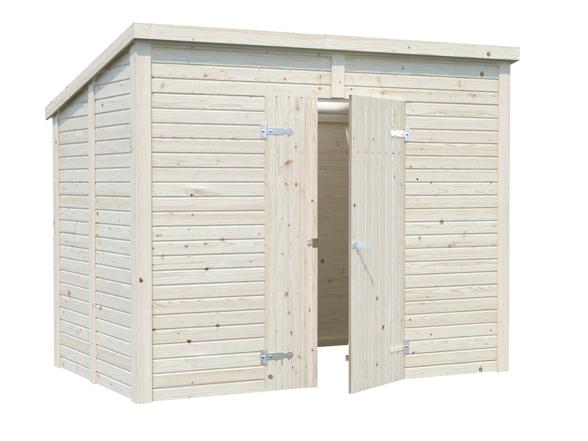 Palmako Gerätehaus Leif 4,5 m² - 16 mm naturbelassen von Palmako