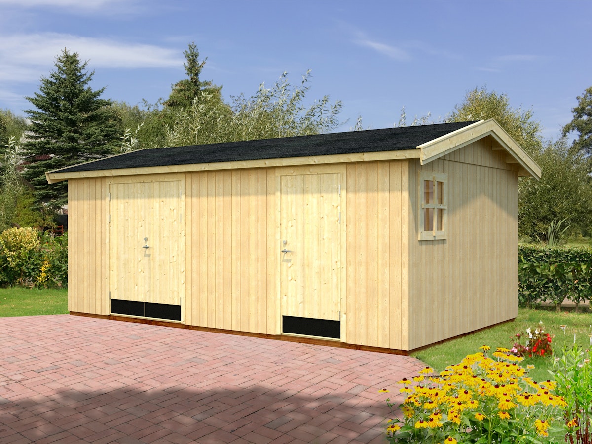 Palmako Gerätehaus Olaf 16,9 m² - 18+70 mm von Palmako