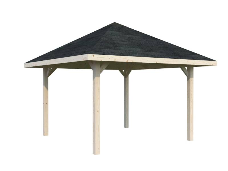 Palmako Pavillon Bianca 8,3 m² Transparent tauchimprägniert von Palmako