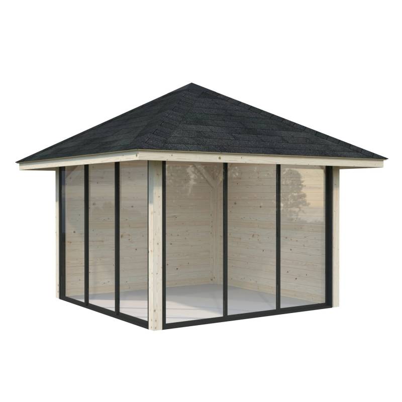 Palmako Pavillon Bianca Set201 Slide Naturbelassen 300 cm x 300 cm FSC® von Palmako
