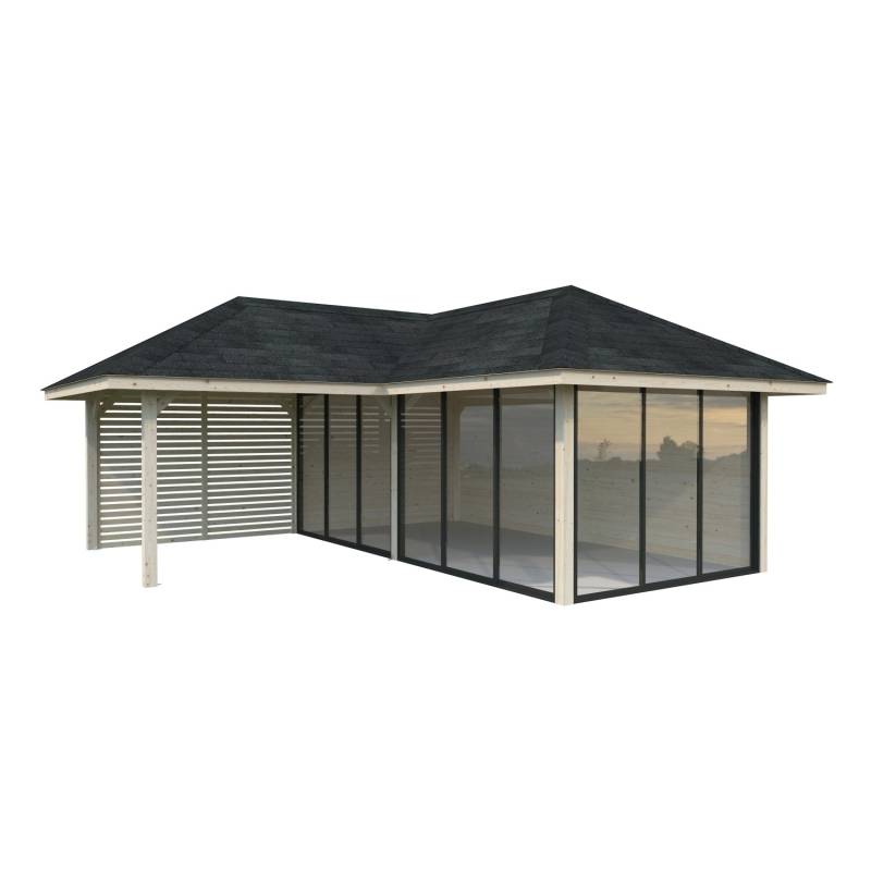 Palmako Pavillon Bianca Set214 Slide Transparent 588 cm x 588 cm FSC® von Palmako