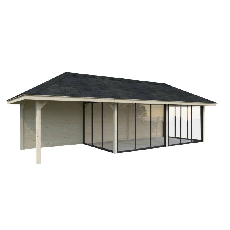 Palmako Pavillon Bianca Set218 Slide Transparent 876 cm x 300 cm FSC® von Palmako