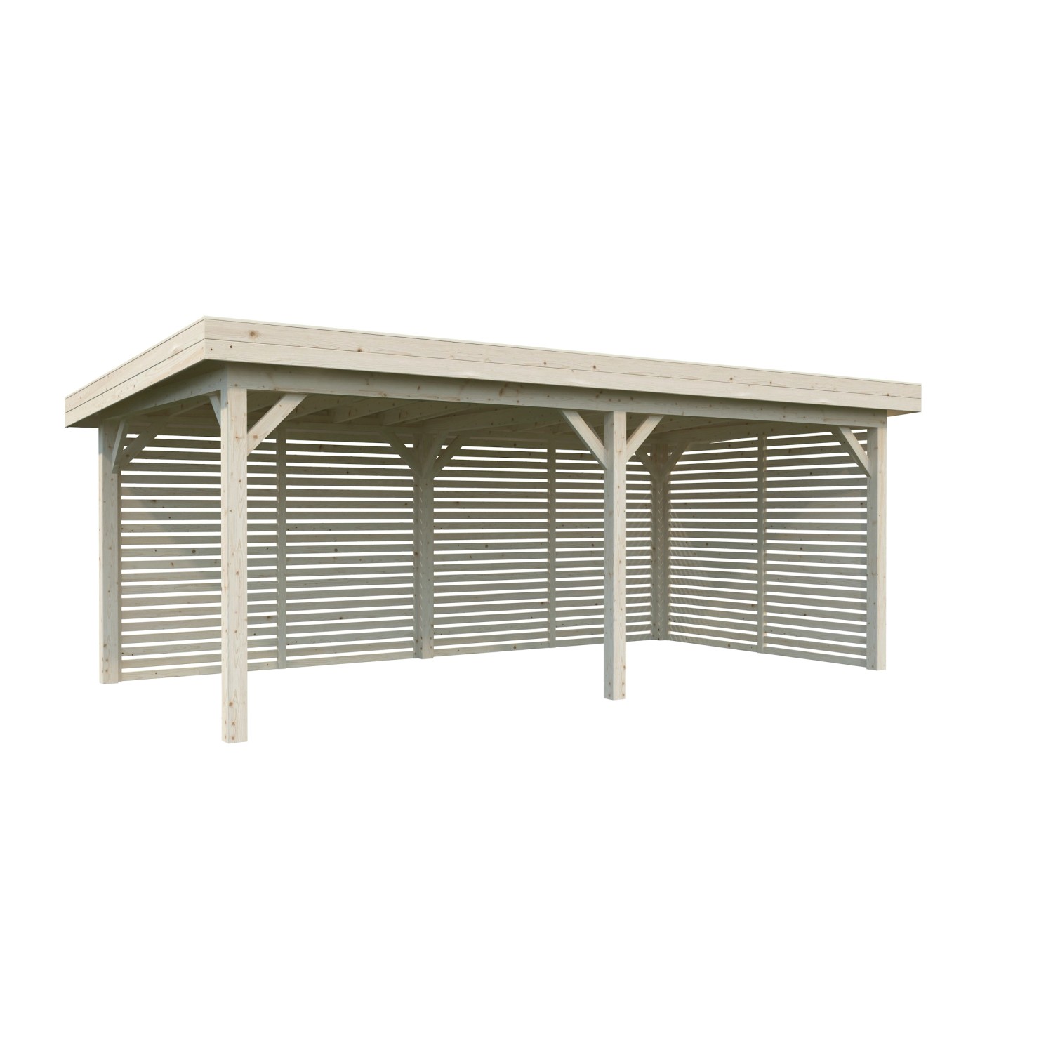 Palmako Pavillon Lenna Set 309 Naturbelassen 588 cm x 300 cm FSC® von Palmako