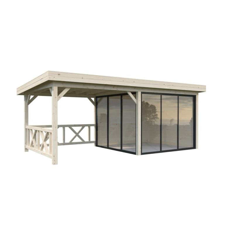 Palmako Pavillon Lenna Set 403 Slide Transparent 588 cm x 300 cm FSC® von Palmako