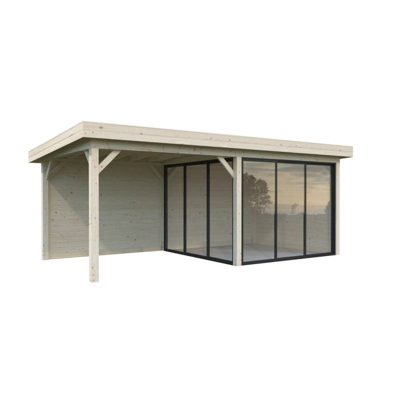 Palmako Pavillon Lenna Set 405 Slide Naturbelassen 588 cm x 300 cm FSC® von Palmako
