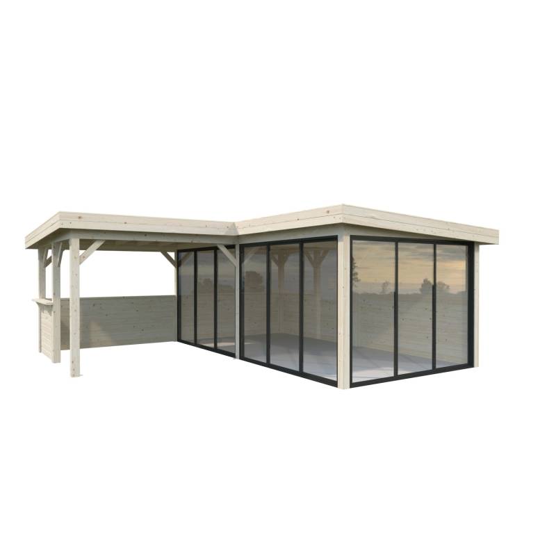 Palmako Pavillon Lenna Set 423 Slide Transparent 588 cm x 588 cm FSC® von Palmako