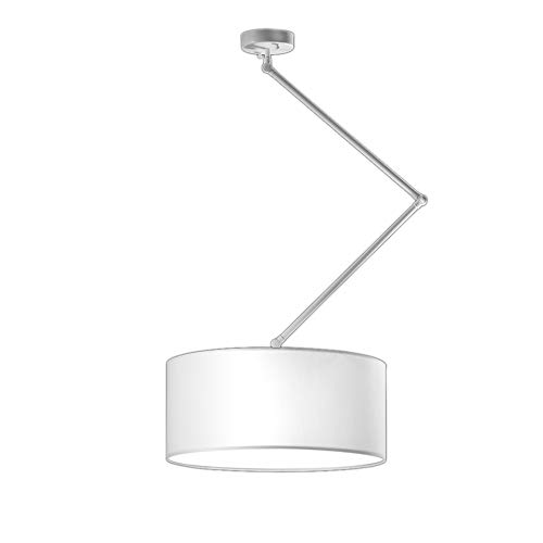 Lampe Flamingo Single weiß Schirm weiß von Palmarc