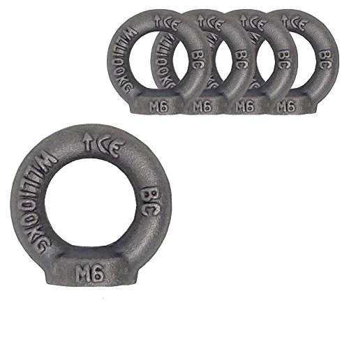 Ringmutter M6 DIN 582 C15E 5 Stück Ösen-Mutter Eisen Roh Dunkelgrau Traglast 70kg Ringmutter M6 DIN 582 C15E 5 Stück Ösen-Mutter Eisen Roh Dunkelgrau Traglast 70kg von Palme Technik
