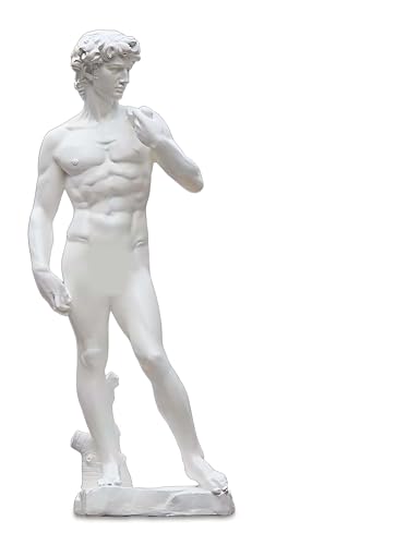 Palmetto Housewares David Skulptur Ganzkörper Replika, Weiße Statue Aus Hartplastikharz, LWH 22,9 x 10,2 x 10,2 cm Palmetto Housewares David Skulptur Ganzkörper Replika, Weiße Statue Aus Hartplastikharz, LWH 22,9 x 10,2 x 10,2 cm von Palmetto Housewares