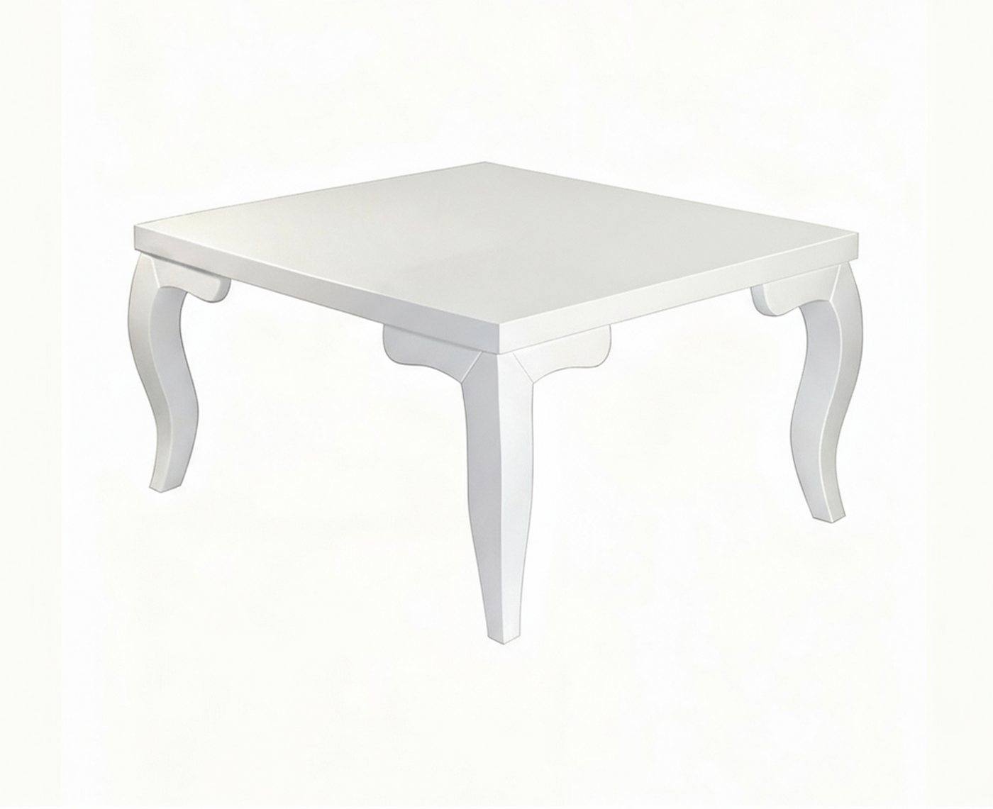 Palms-Store Couchtisch Santorini in Weiß.- oder Schwarzhochglanz in Barockstil, Tischbeine aus hochwertiger MDF von Palms-Store