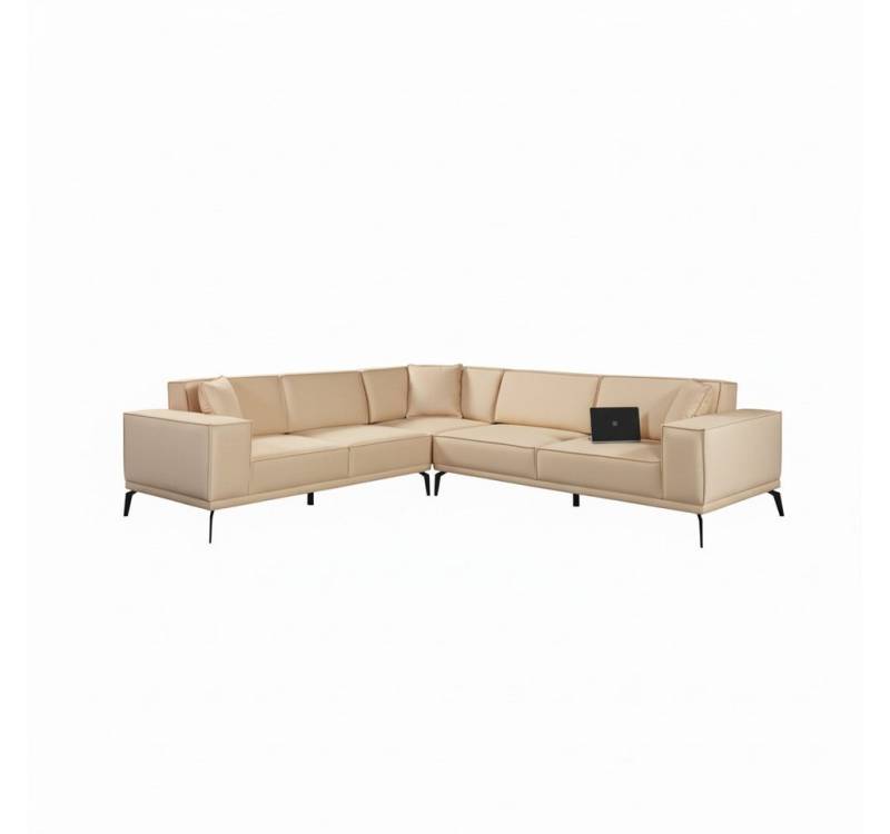 Palms-Store Ecksofa New-York mit verstellbarer Rückenlehne, verfügbar in fünf Farben, Funktion als Schlafsofa, Großzügiges Schenkelmaß: 260 × 320 cm von Palms-Store