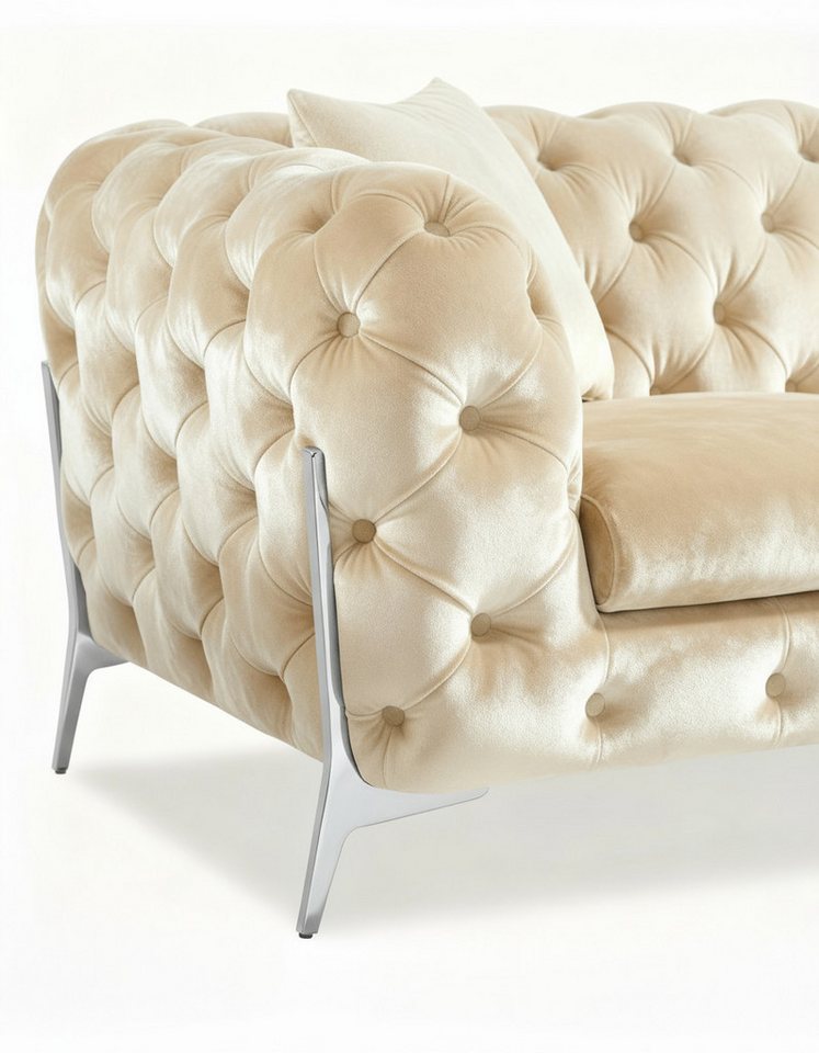 Palms-Store Sofa Monaco, zeitlose Eleganz mit edler Knopfheftung in luxuriösem Samt, Spar-Set, 3-Sitzer + 2-Sitzer + Sessel / 7 Farbvarianten verfügbar Palms-Store Sofa Monaco, zeitlose Eleganz mit edler Knopfheftung in luxuriösem Samt, Spar-Set, 3-Sitzer + 2-Sitzer + Sessel / 7 Farbvarianten verfügbar von Palms-Store