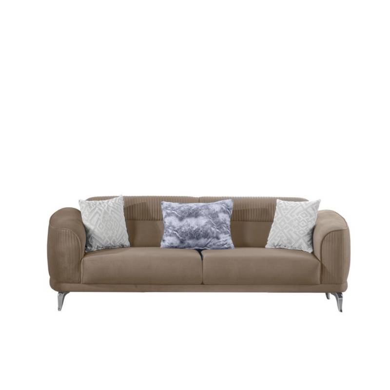 Palms-Store Sofa Neapel mit in versch. Samtstoff-Farben & Sitzvarianten, Spar-Set, 3-Sitzer mit praktischer Bettfunktion Palms-Store Sofa Neapel mit in versch. Samtstoff-Farben & Sitzvarianten, Spar-Set, 3-Sitzer mit praktischer Bettfunktion von Palms-Store