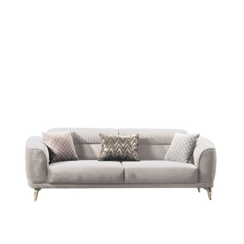 Palms-Store Sofa Neapel mit in versch. Samtstoff-Farben & Sitzvarianten, Spar-Set, 3-Sitzer mit praktischer Bettfunktion von Palms-Store