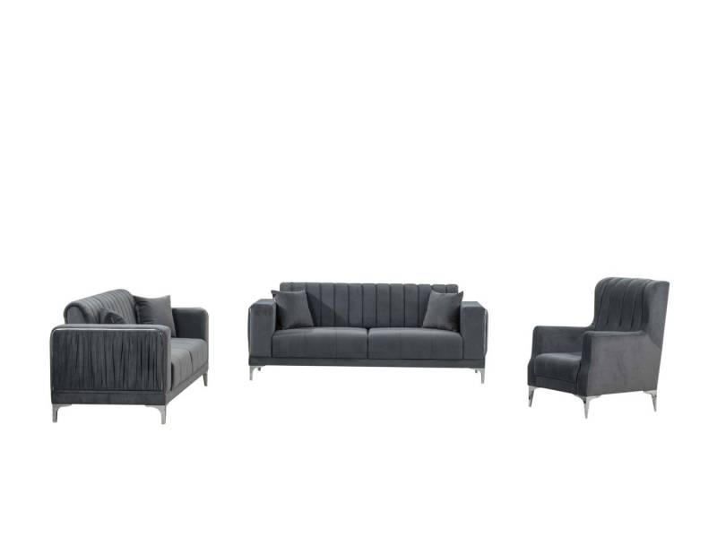Palms-Store Sofa Santorini in 2 versch. Samt stoff-Farben & mehrere Sitzvarianten, Spar-Set, 3-Sitzer mit Schlaffunktion Palms-Store Sofa Santorini in 2 versch. Samt stoff-Farben & mehrere Sitzvarianten, Spar-Set, 3-Sitzer mit Schlaffunktion von Palms-Store