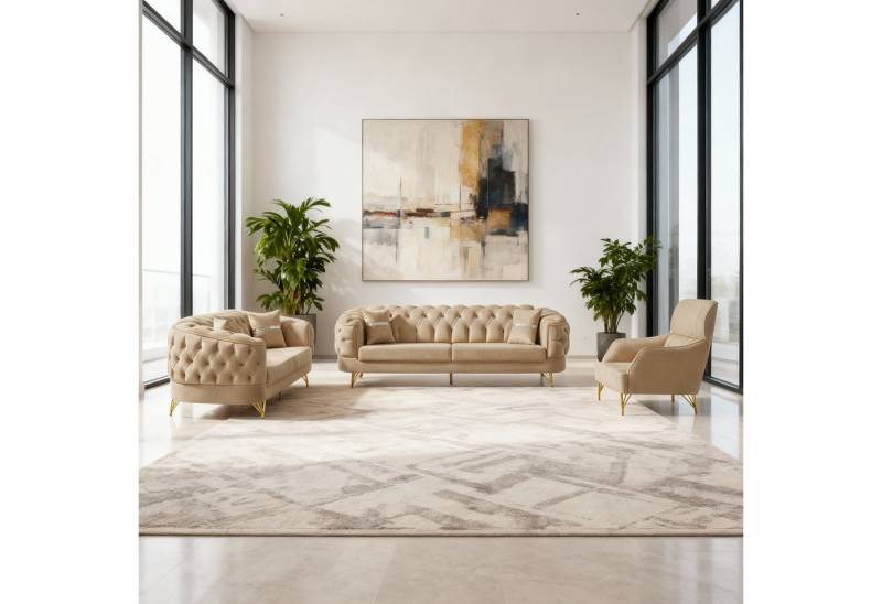 Palms-Store Sofa -Set Imagine, zeitlose Eleganz mit edler in luxuriösem Samt, Spar-Set, 3-Sitzer + 2-Sitzer + Sessel I 3-Sitzer mit Schlaffunktion Palms-Store Sofa -Set Imagine, zeitlose Eleganz mit edler in luxuriösem Samt, Spar-Set, 3-Sitzer + 2-Sitzer + Sessel I 3-Sitzer mit Schlaffunktion von Palms-Store