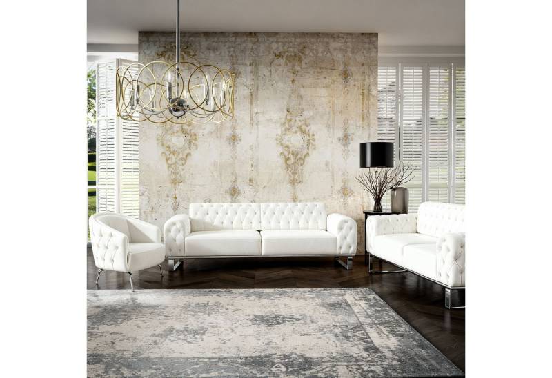 Palms-Store Sofa Set Jumeirah 3-Sitzer+2-Sitzer+Sessel in Samtstoff, in 5 Stofffarben & 3 Fußvarianten erhältlich Palms-Store Sofa Set Jumeirah 3-Sitzer+2-Sitzer+Sessel in Samtstoff, in 5 Stofffarben & 3 Fußvarianten erhältlich von Palms-Store