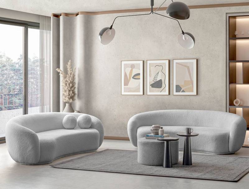 Palms-Store Sofa Set Mia in 5 verschiedenen Farbvarianten & Sitzausführungen, Hohe Belastbarkeit: bis zu 120 kg pro Sitzfläche Palms-Store Sofa Set Mia in 5 verschiedenen Farbvarianten & Sitzausführungen, Hohe Belastbarkeit: bis zu 120 kg pro Sitzfläche von Palms-Store