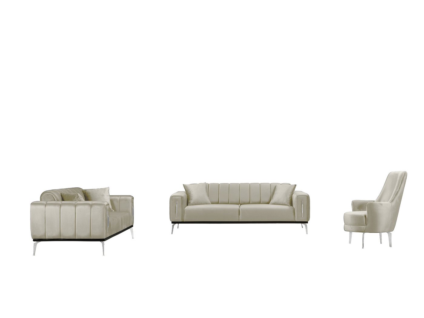 Palms-Store Sofa Valenzo wählbar in 6 Samtfarben und Sitzvarianten, Spar-Set, 3-Sitzer mit integrierter Schlaffunktion Palms-Store Sofa Valenzo wählbar in 6 Samtfarben und Sitzvarianten, Spar-Set, 3-Sitzer mit integrierter Schlaffunktion von Palms-Store