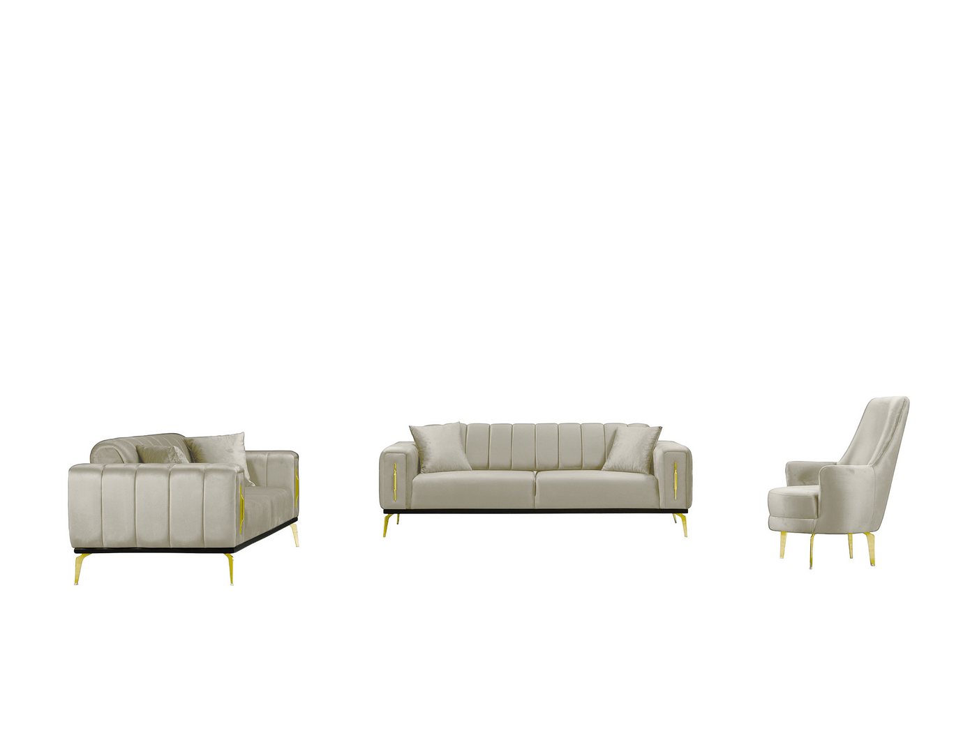 Palms-Store Sofa Valenzo wählbar in 6 Samtfarben und Sitzvarianten, Spar-Set, 3-Sitzer mit integrierter Schlaffunktion Palms-Store Sofa Valenzo wählbar in 6 Samtfarben und Sitzvarianten, Spar-Set, 3-Sitzer mit integrierter Schlaffunktion von Palms-Store