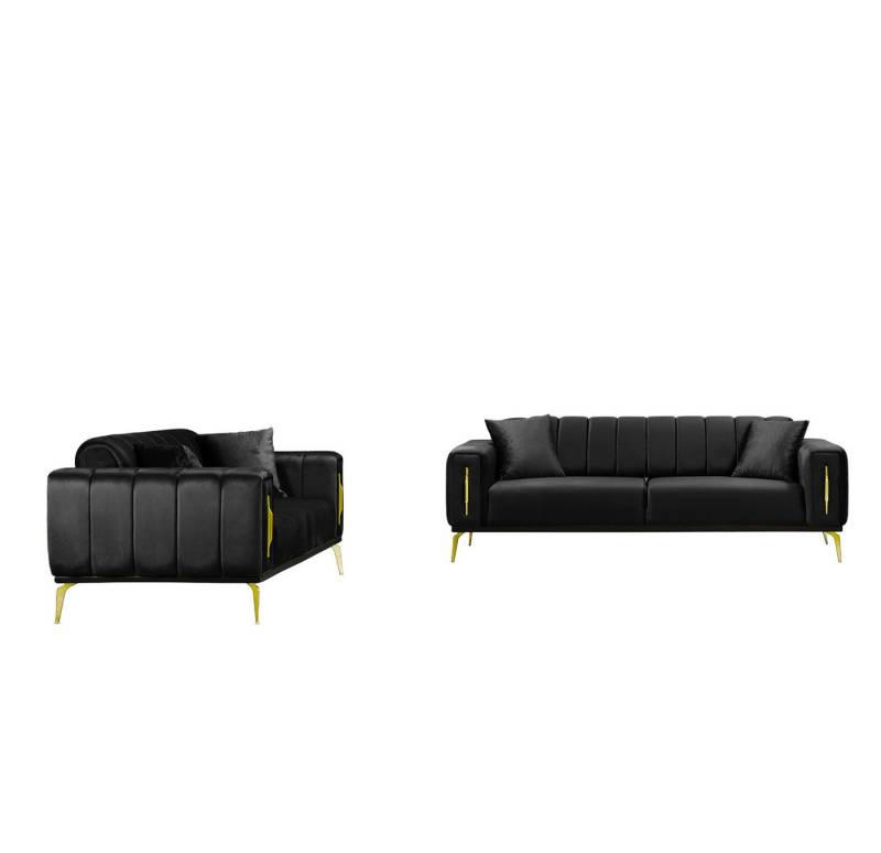 Palms-Store Sofa Valenzo wählbar in 6 Samtfarben und Sitzvarianten, Spar-Set, 3-Sitzer mit integrierter Schlaffunktion Palms-Store Sofa Valenzo wählbar in 6 Samtfarben und Sitzvarianten, Spar-Set, 3-Sitzer mit integrierter Schlaffunktion von Palms-Store